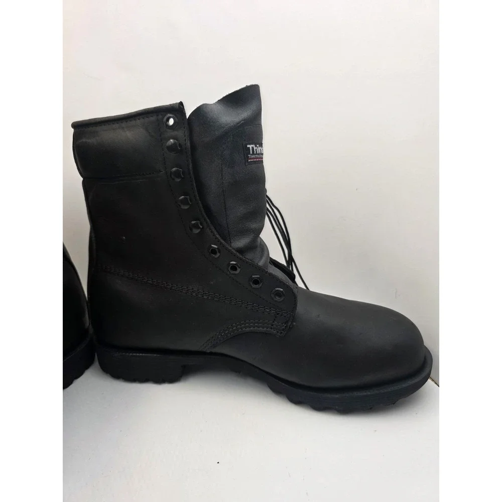 Lehigh Safety Toe EH Work Boots Mens 11 Wide Leather 3M Thinsulate USA
